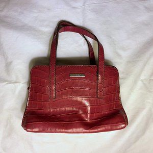 Merlot Faux Crocidile Bag (Nine West - Baguette)